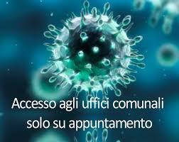 Emergenza Coronavirus. Modalità accesso agli Uffici comunali